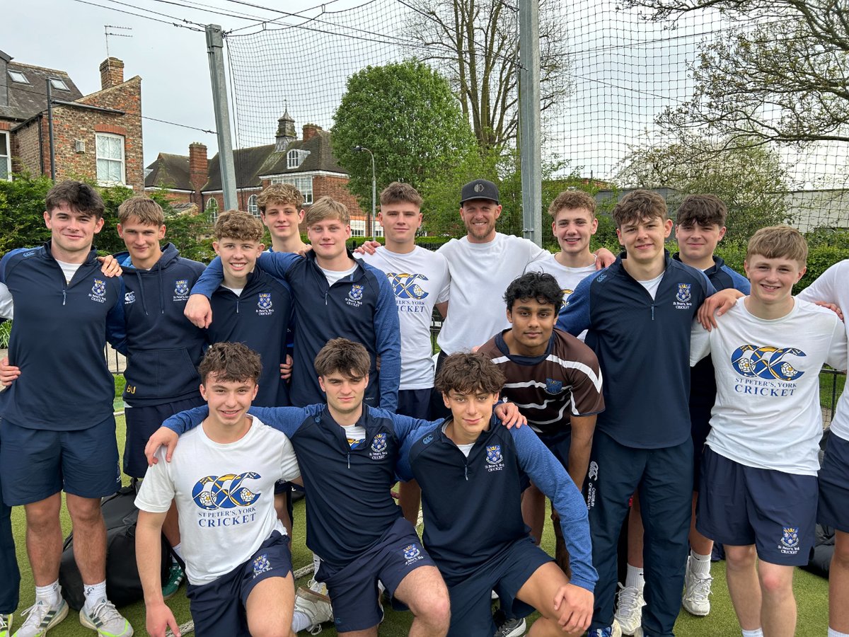 StPetersYork's tweet photo. During the Easter break, our #StPetersCricket community welcomed athlete Lewis Hatchett π
Ollie, #StPetersThirdForm said "I thoroughly enjoyed playing at such a high standard in a challenging environment which put me in a perfect place to improve."
#StPetersTogether | π€ https://t.co/QDv0y6xoBI