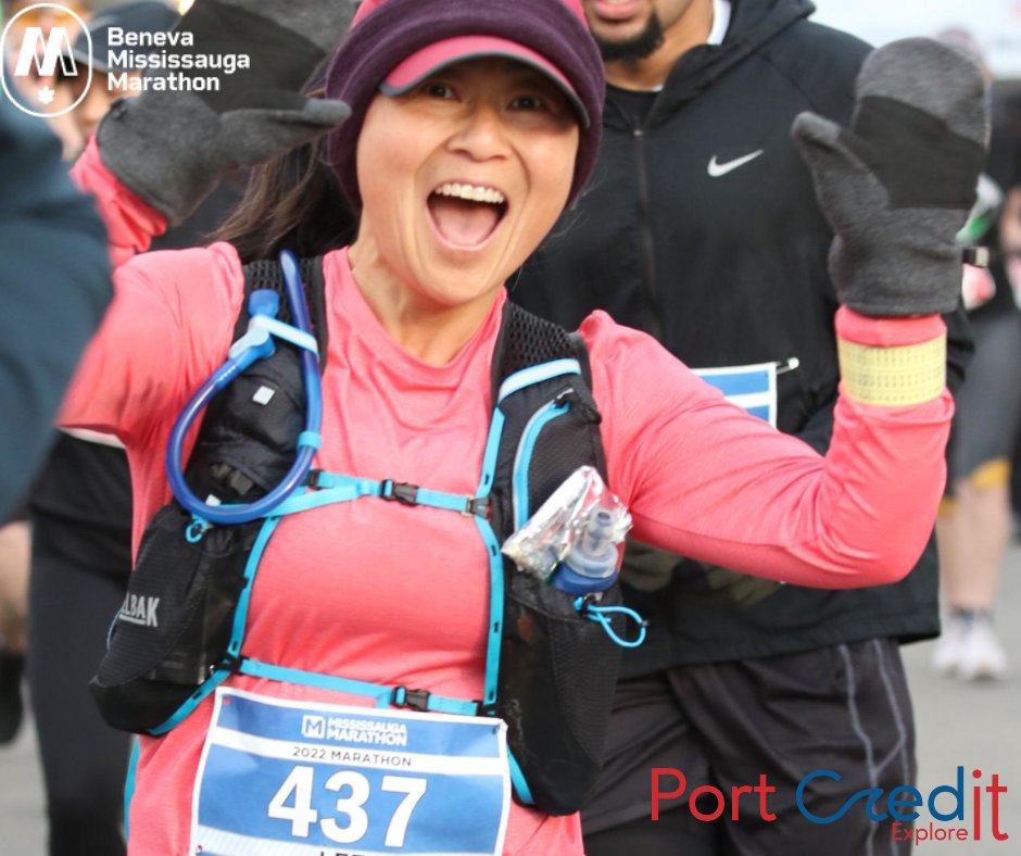 The Beneva Mississauga Marathon (42.2K) will be running through Port Credit on Sunday April 28, 2024! See map: 👉 racepoint.ca/maps/mississau…