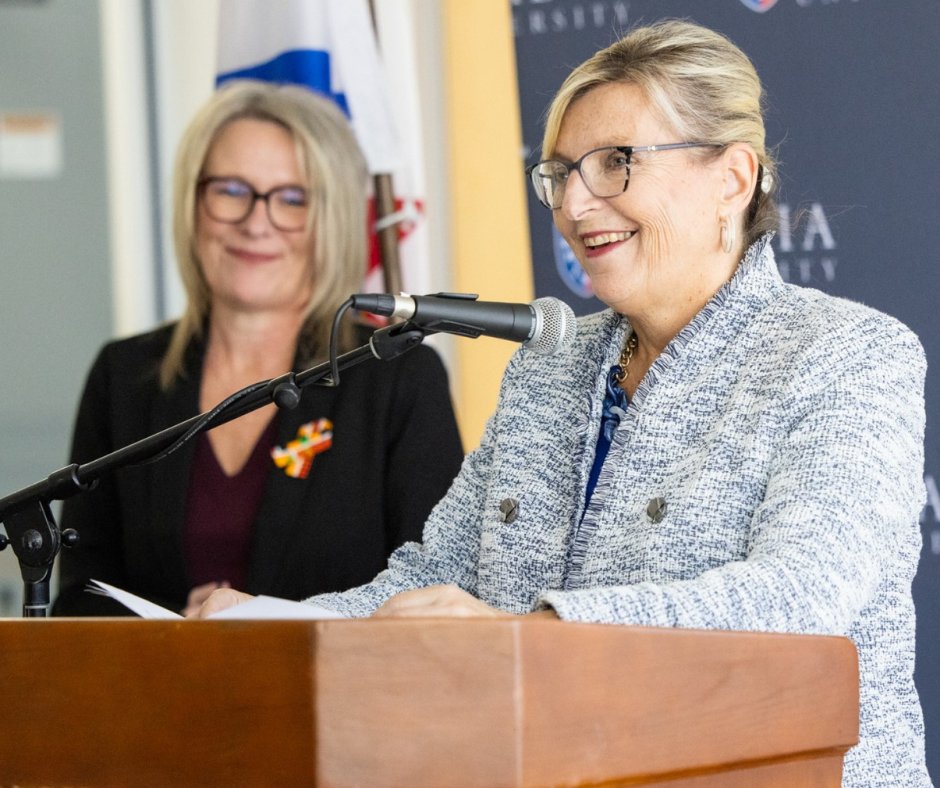 Dal alum Barbara Adams (BSCPT'84) was appointed and sworn in as Nova Scotia's new Minister of Justice and Attorney General yesterday and will retain her portfolio as Minister of Seniors and Long-Term Care. Congratulations Barbara! @dalhealth @dalphysio @nsgov