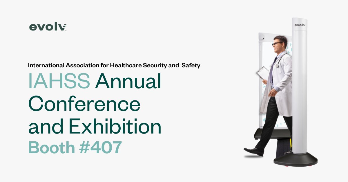 Next week, we'll be attending the @IAHSS annual conference in Orlando, Florida. We're eager to network with industry professionals and discuss how we can help keep healthcare workers safer. Please join us at booth #407.