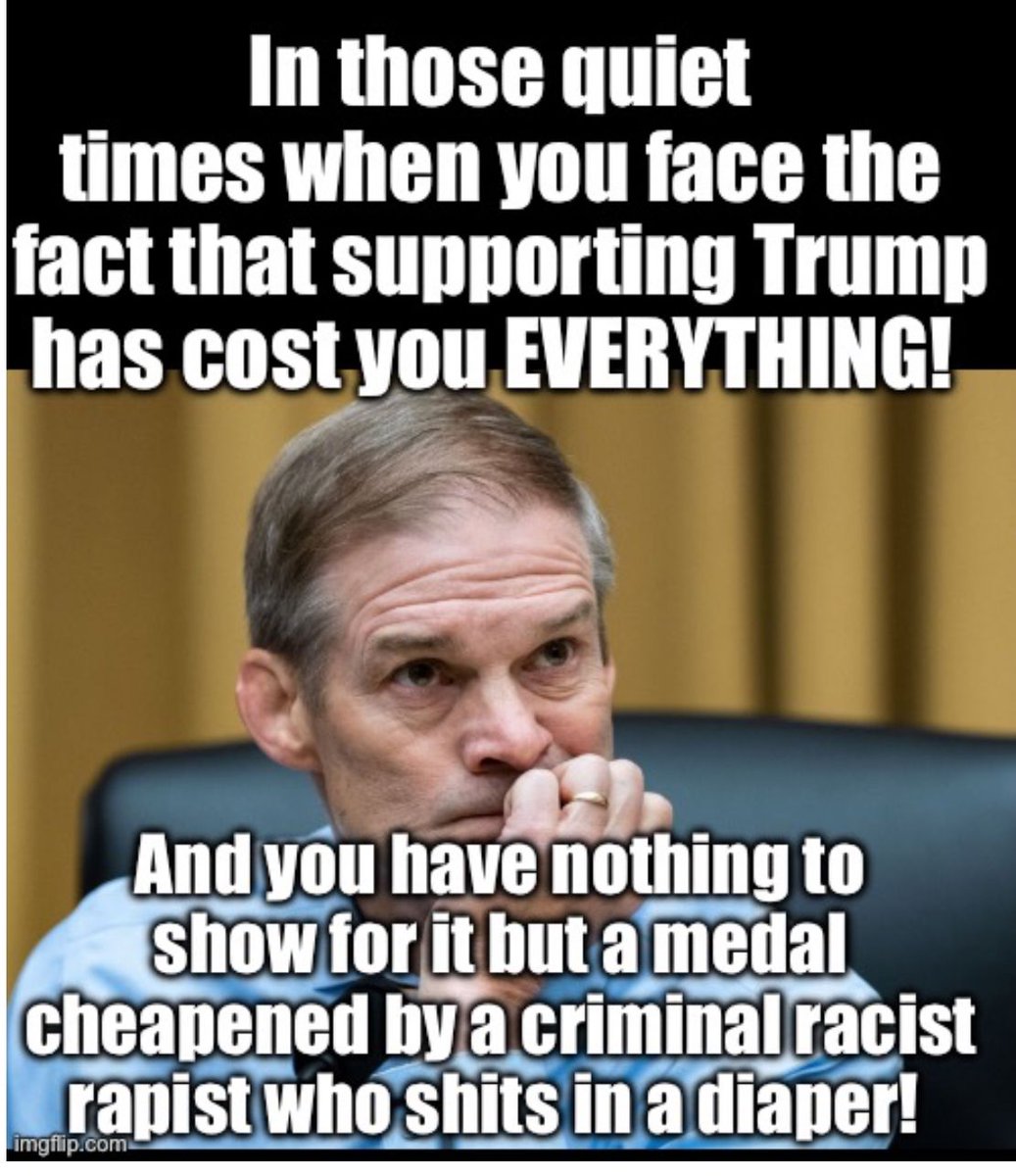 Beatles4Lennon's tweet photo. @Jim_Jordan #TrumpsCLOWNSHOW
#teamCOUP
#6thjanuary2021wasaninsidejob 
#Trumpinsurrection 
#JimjordanisTrumpsPUSSY https://t.co/z1c4ydDnwl