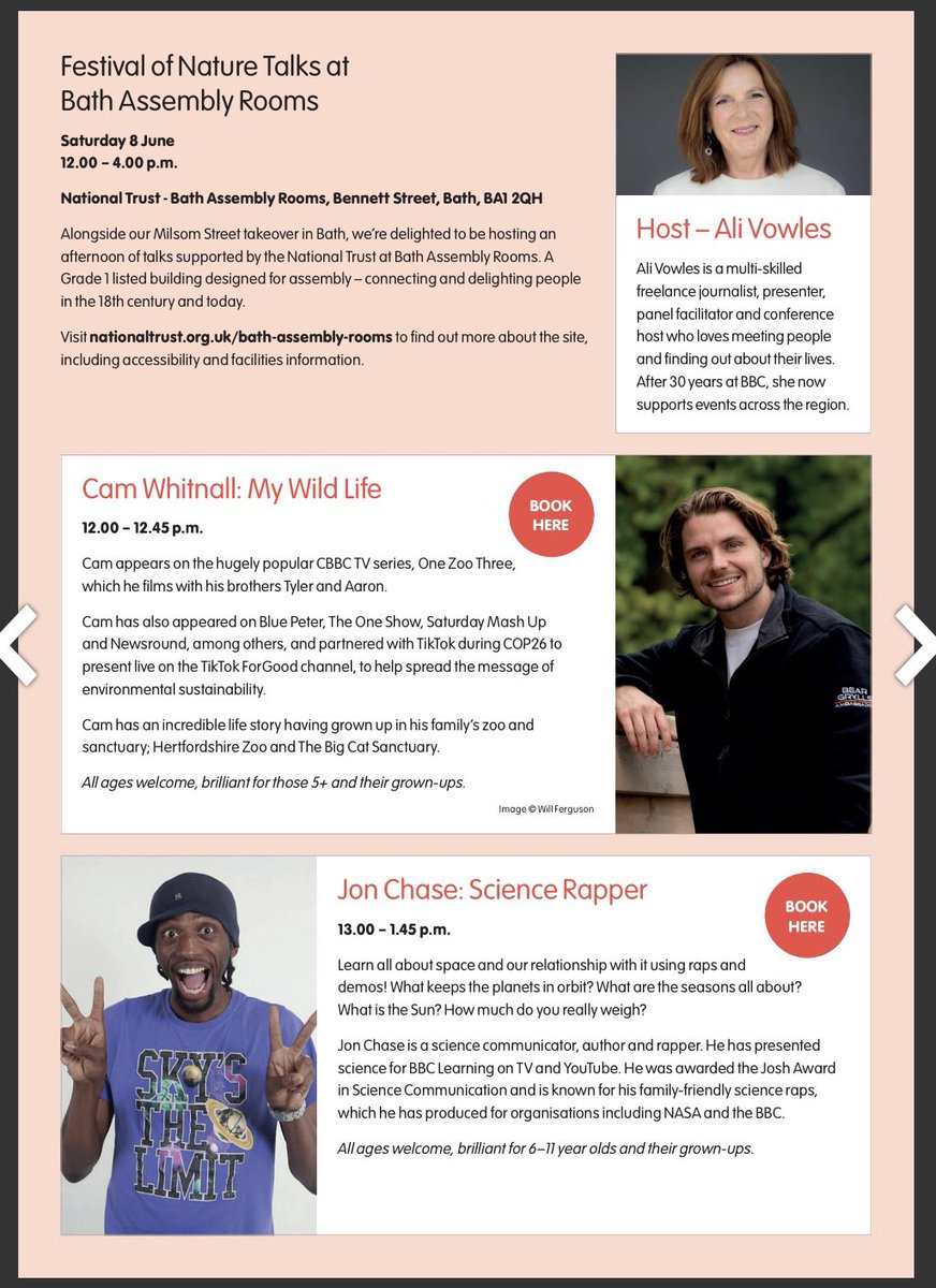 Looking forward to being part of @FestofNature chatting to @AliRVowles about @MilnerCentre and public engagement in science. Tickets available here! 👇😊 eventbrite.co.uk/e/in-conversat… @EETrustUK @clennard @UniofBath