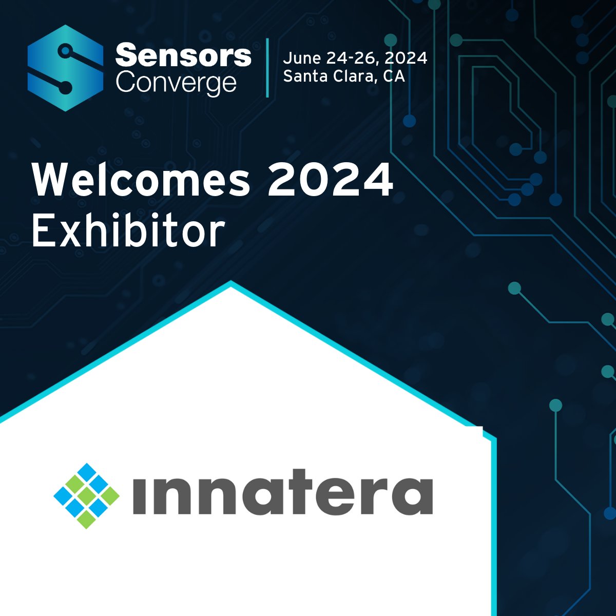 Welcome Innatera to #SensorsConverge Innatera is a Dutch semiconductor company that develops ultra-low power processors for near-sensor AI applications. Learn more: innatera.com Register now and join us this June 24-26 in Santa Clara sensorsconverge.com/sensorsconverg… #sensors