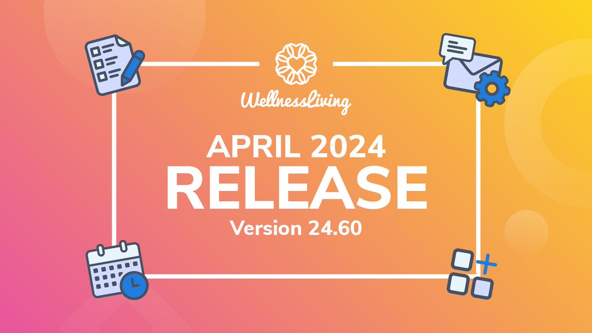 WL_software's tweet image. [SOFTWARE UPDATE] Our April 2024 Release is here, packed with updates to our forms, email campaigns, client’s schedules, and more. Let us know what you think in the comments. Check out the complete list of updates 👉 bit.ly/3JzK4Rn  

#NewSoftwareUpdate #NewFeatures