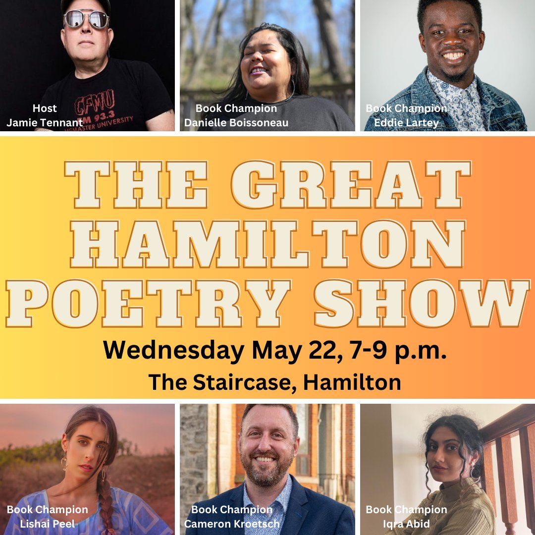 We're starting to get excited about our upcoming fundraiser. It's our own little twist on Canada Reads, but with poetry and nothing but poetry! Stay tuned for more details including which books our champions will represent, and when and how to purchase tickets to join us!