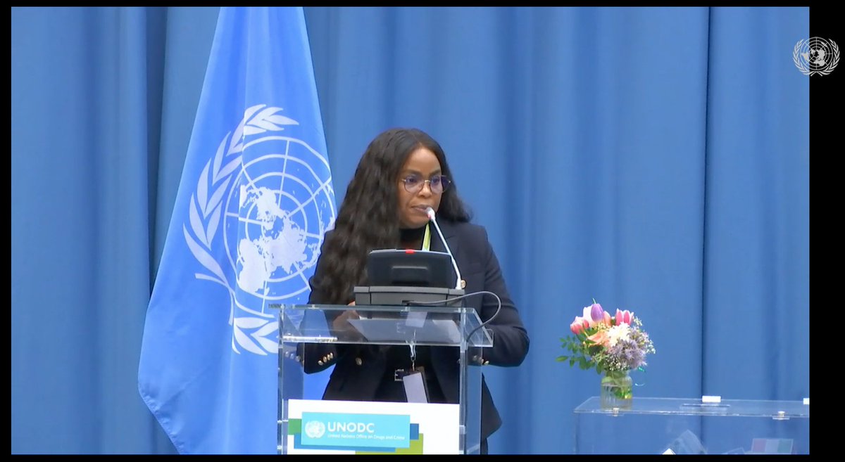 #HumphreyAlumni shine at the 67th Session of the United Nations Commission on Narcotic Drugs. Dr. Olubusayo Akinola and Nabiel Abdul Karim Hayaze showcased their leadership and expertise in global drug policy at the UNODC headquarters in Vienna. 
#HumphreyFellows #UNODC 🌍💊