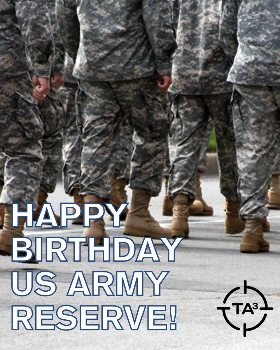 TangoAlpha3HQ's tweet photo. Happy Birthday to the U.S. Army Reserve! 
Whether at home or abroad, their dedication, sacrifice, and unwavering commitment to duty make them true heroes. Your commitment to our country does not go unnoticed. https://t.co/wCaOaLkoj4