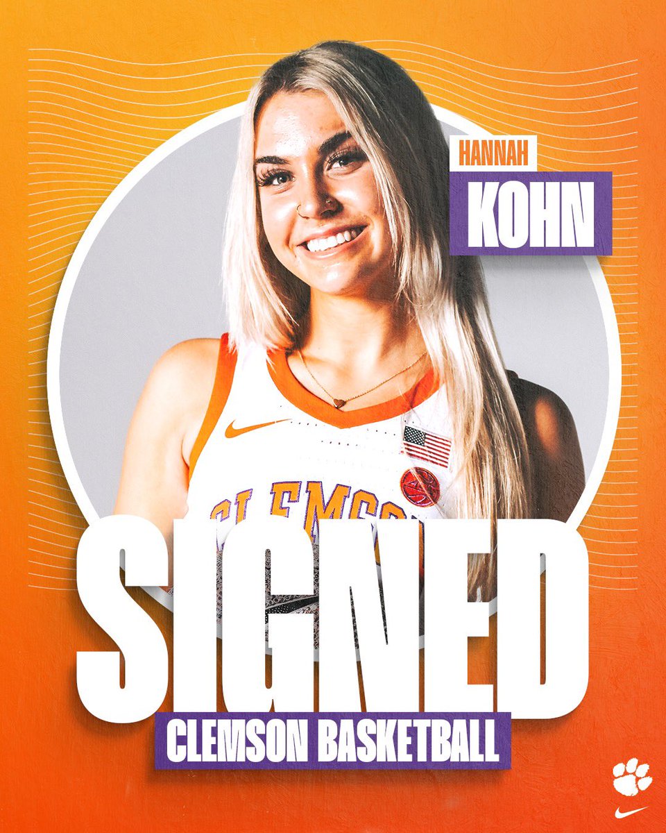 𝓢𝓲𝓰𝓷𝓮𝓭 ✍️ 

Welcome to the #ClemsonFamily, Hannah!

🗞️: bit.ly/3W71cp3