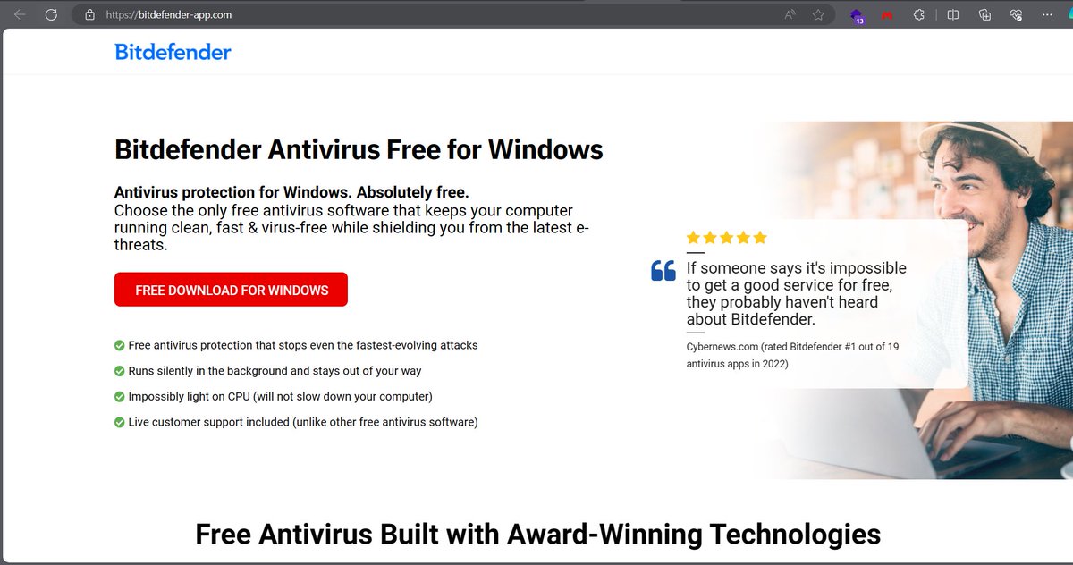 g0njxa's tweet image. ⚠️Watch out fake AV websites sharing malware

#Spynote (for android)
/avast-securedownload.com @Avast 

#Lumma Stealer
/bitdefender-app.com @Bitdefender 

#StealC (via Buer Loader?)
/malwarebytes.pro @Malwarebytes 

samples and detonations below 👀