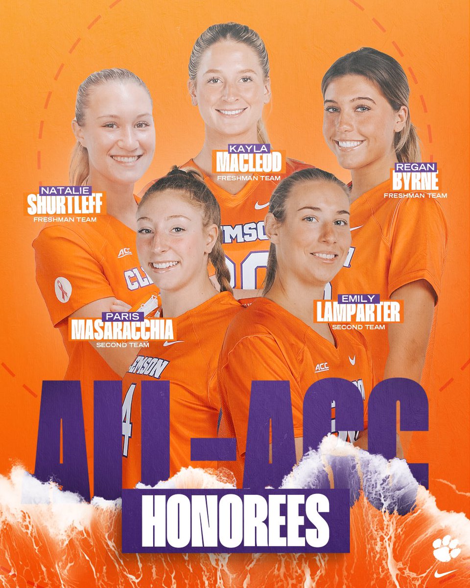 ClemsonWlax's tweet photo. Well deserved! 👏

5️⃣ Tigers earn All-ACC recognition! The most in program history 🐅📈 https://t.co/Zj2tTDXhiC