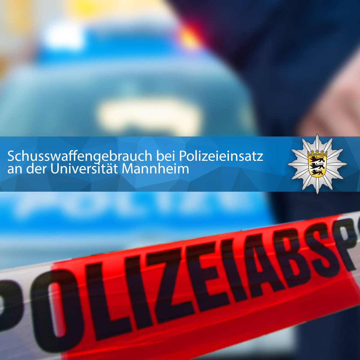 Erste gemeinsame Pressemitteilung zum Polizeieinsatz an der #UniversitätMannheim: Am Dienstagnachmittag, 23. April 2024, kam es gegen 17.30 Uhr im innerstädtischen Bereich in #Mannheim zu einem polizeilichen Schusswaffengebrauch: ➡️presseportal.de/blaulicht/pm/1…