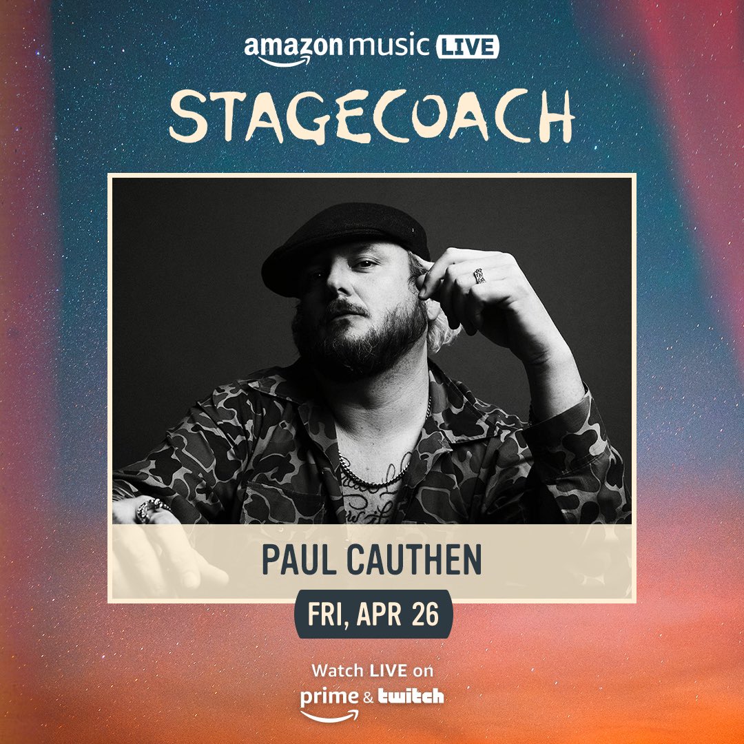 Don't miss my @Stagecoach livestream performance this weekend, only on the @amazonmusic Twitch channel and Prime Video! 🔥 Link - amzn.to/Stagecoach24Li…