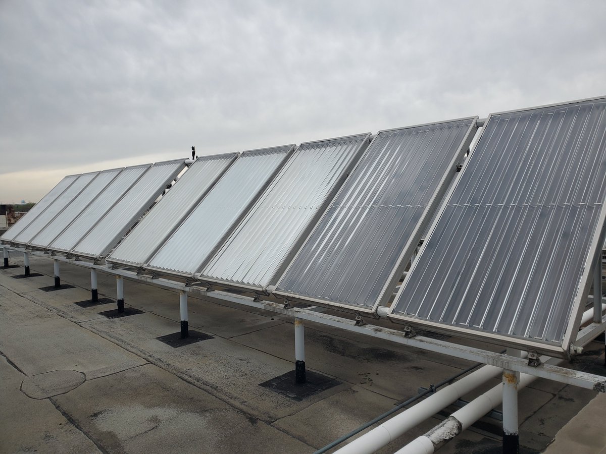 Certified Energy Manager, Caryn Turrel, took students at Garcia High School in Illinois on an educational energy audit of their school building. The school is a LEED certified building and has a green roof and solar water heater! #energizingSTEM