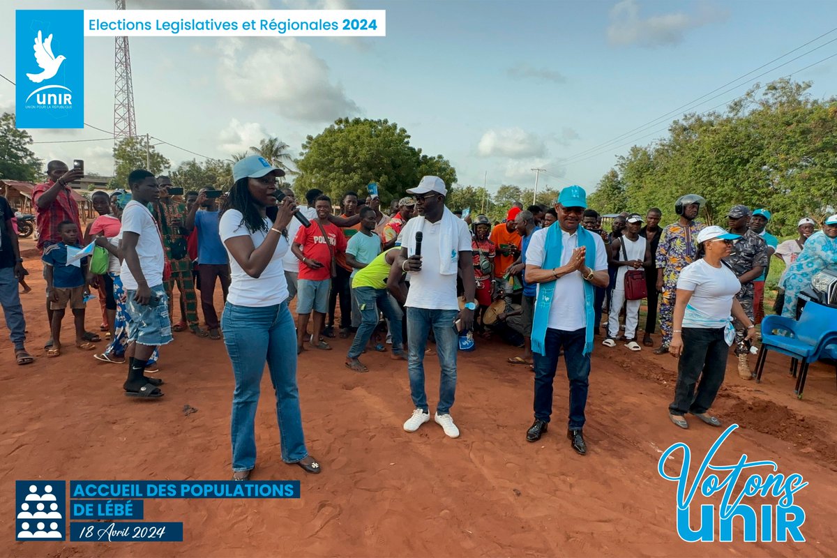 MilaAziable's tweet photo. Chaleureuse rencontre à Lébé, Zio, avec @PartiUnir ce 18 avril. Heureuse de dialoguer avec nos concitoyens, prêts à œuvrer pour le progrès. 🗳
#TeamFEG #TeamUNIR #AllonsY #Zio #EnergizeWithMila
#ZioChoisitUnir