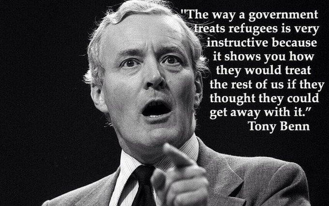 And haven't this Government shown this with their attacks on sick and disabled people - their so-called 'sicknote culture'. We stand together for rights for asylum seekers, or we all lose.