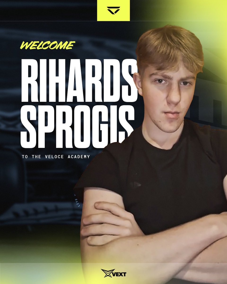 WELCOME | Rihards Sprogis ✍️

We are delighted to welcome @RihardsSprogis to the Veloce Academy! 🔥

The Latvian bolsters our roster ahead of F1 24 as he looks to make his mark with us! 🙌

Welcome, Rihards 💜

#VivaVeloce