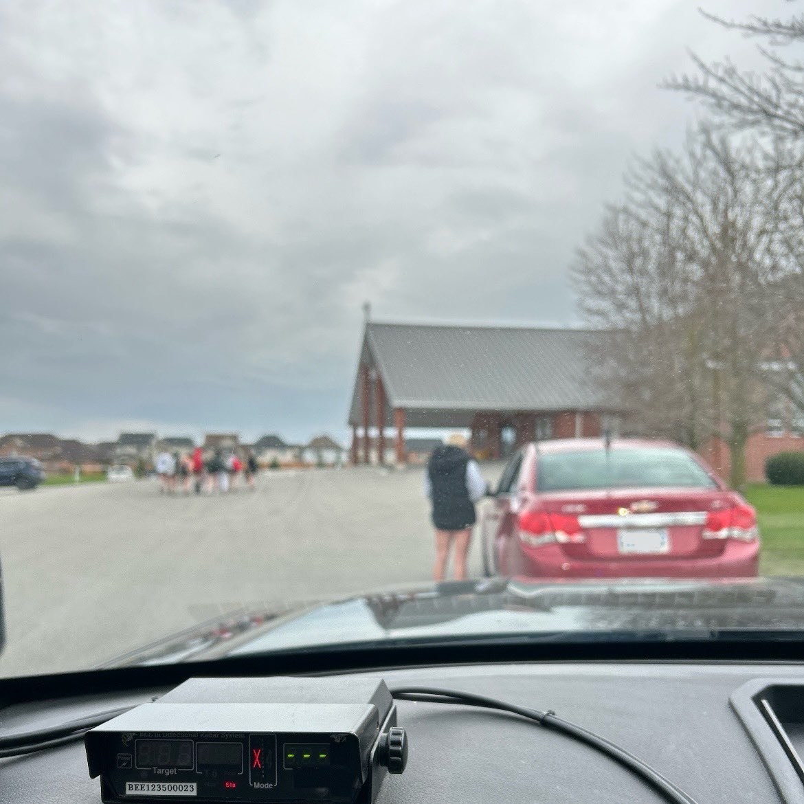 G2 driver charged having more passengers than seatbelts in #portperry. There was a total of 10 youths inside this 5 seater Chevy Cruise, and only 2 wearing seatbelts. This type of stunt driving is unsafe and dangerous. #soccerpractice #durhamvisionzero #scugog #brock #uxbridge cg