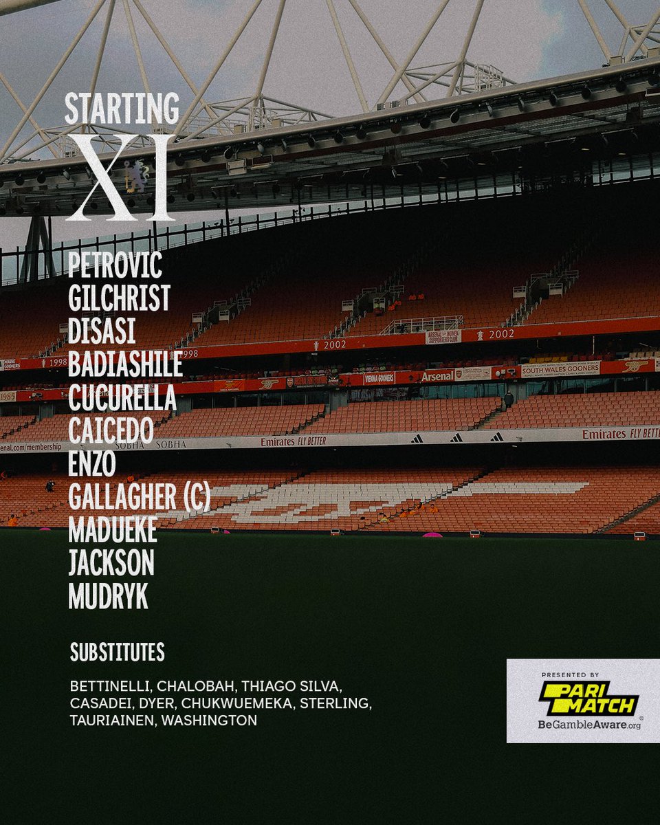 🏟️ @Arsenal
🆚 @ChelseaFC
🇬🇧 @premierleague
🗣️ @bongoramasport
👄 @signalsportdk
👨‍💻 @bongoramadk
👩‍💻 @signaldk
🔖 @plfodbold
📺 @Viaplay_DK
📰 @TV3sportPL
🎰 @OddsetDK
📱 @madebygoogle
👕 @adidasfootball
✈️ @emirates
🏨 @SobhaRealtyDXB
🛅 @visitrwanda_now
🍫 @CadburyUK
🚗 @MGmotor