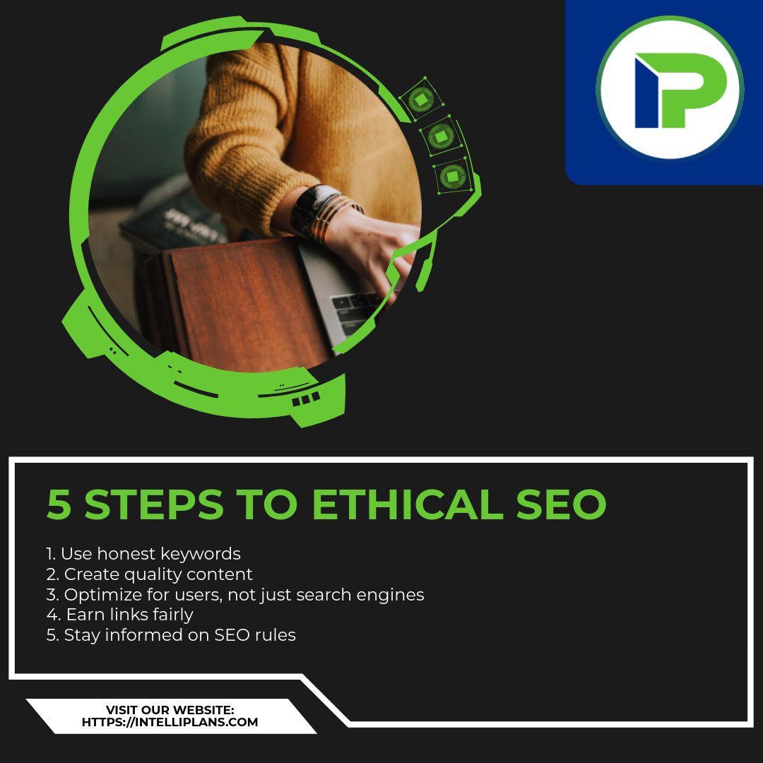 Mastering ethical SEO is vital for long-term success! 🌱 Follow these steps to ensure your site climbs the ranks the right way. 🚀 Engage with us if you're ready to grow sustainably. 📈 #EthicalSEO #SustainableGrowth #DigitalMarketing