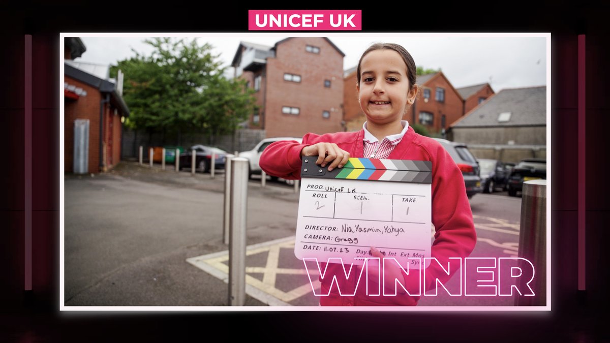 Congratulations to @UNICEF_uk who are the winners of the #BrandFilmAwards Progressive Social Change category!