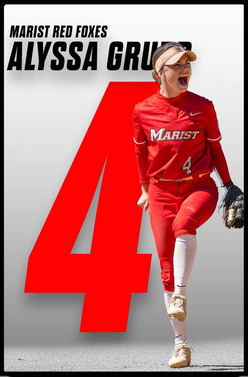 MaristSoftball's tweet photo. Any big rally needs a #Gruppdate.
Alyssa Grupp hits a frozen rope to center. Peyton Pusey scores, Haley Ahr scores, and it's now 8-4 in the fifth. https://t.co/m6unmQDqim