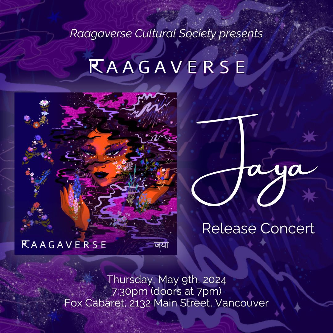 🎟️ Get Your Tickets 🎟️ Indo Jazz fusion band, Raagaverse will release its debut album, Jaya, on Rhea Records in concert on May 9th! Doors 7:00pm Tickets: buff.ly/44cNbIi