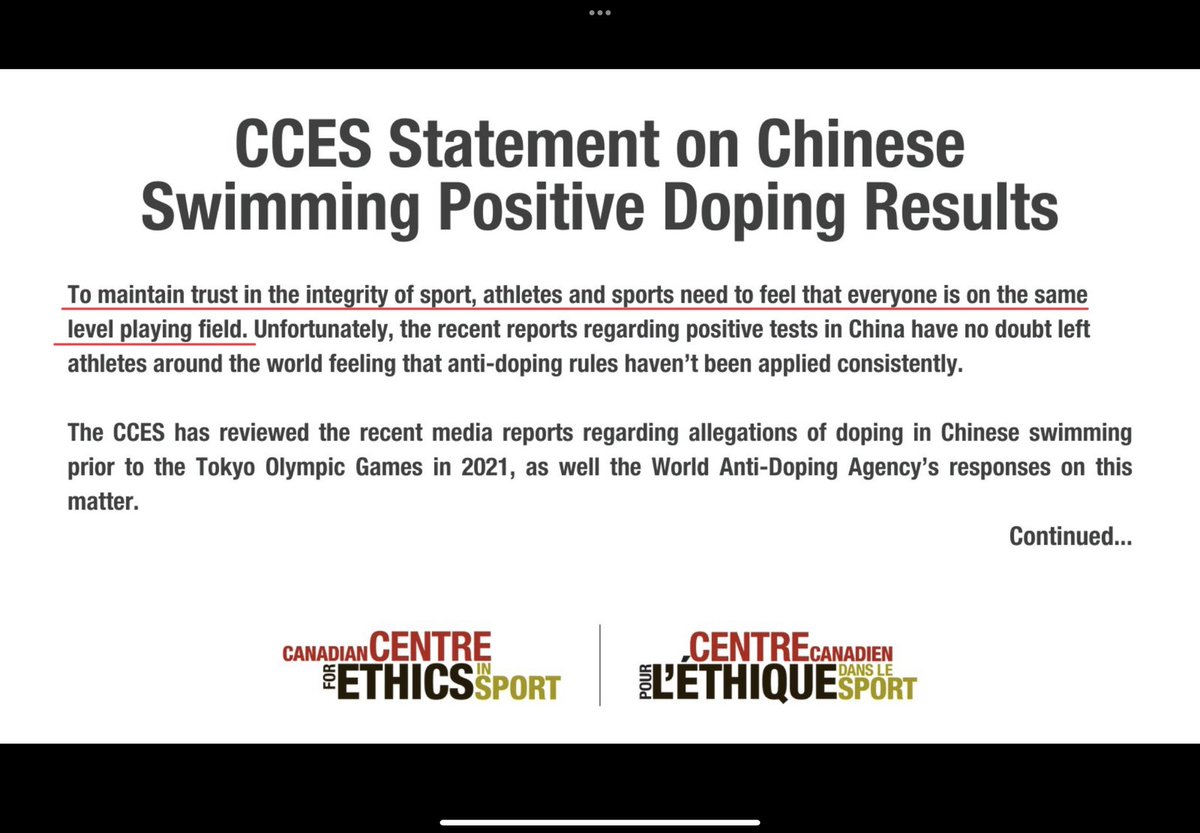 When it comes to doping advantage our 🇨🇦 Min of Sport @CQualtro & NADO @EthicsInSPORT will speak up for fair play, integrity of sport & a level playing field. Unfortunately both throw values & logic out the window when it comes to unfair Male advantage in the Female category. 🤷🏻‍♀️