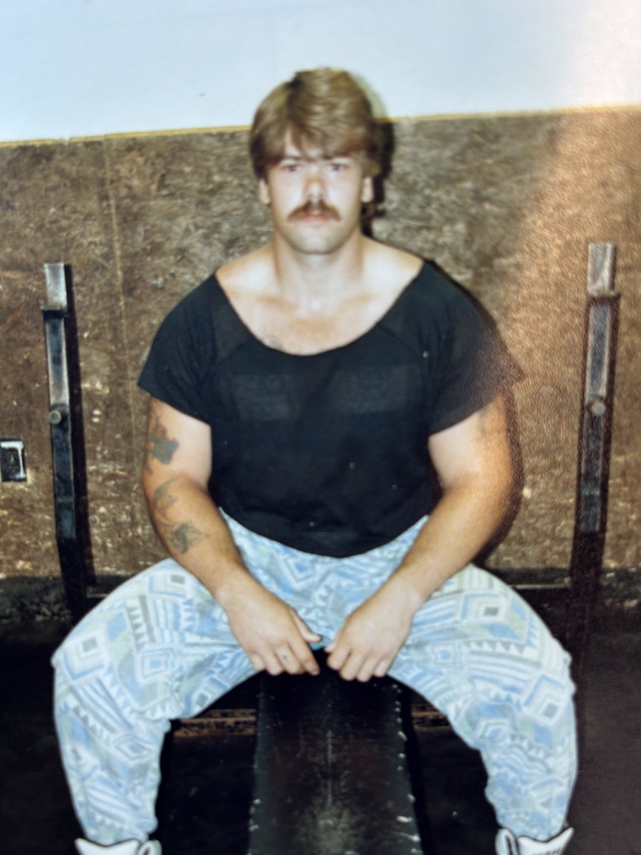 Story for those interested 💕

My father had anti-social personality disorder & was very homicidal 

This is a prison photo of when he tried blowing up the court house 

#mentalhealthmatters