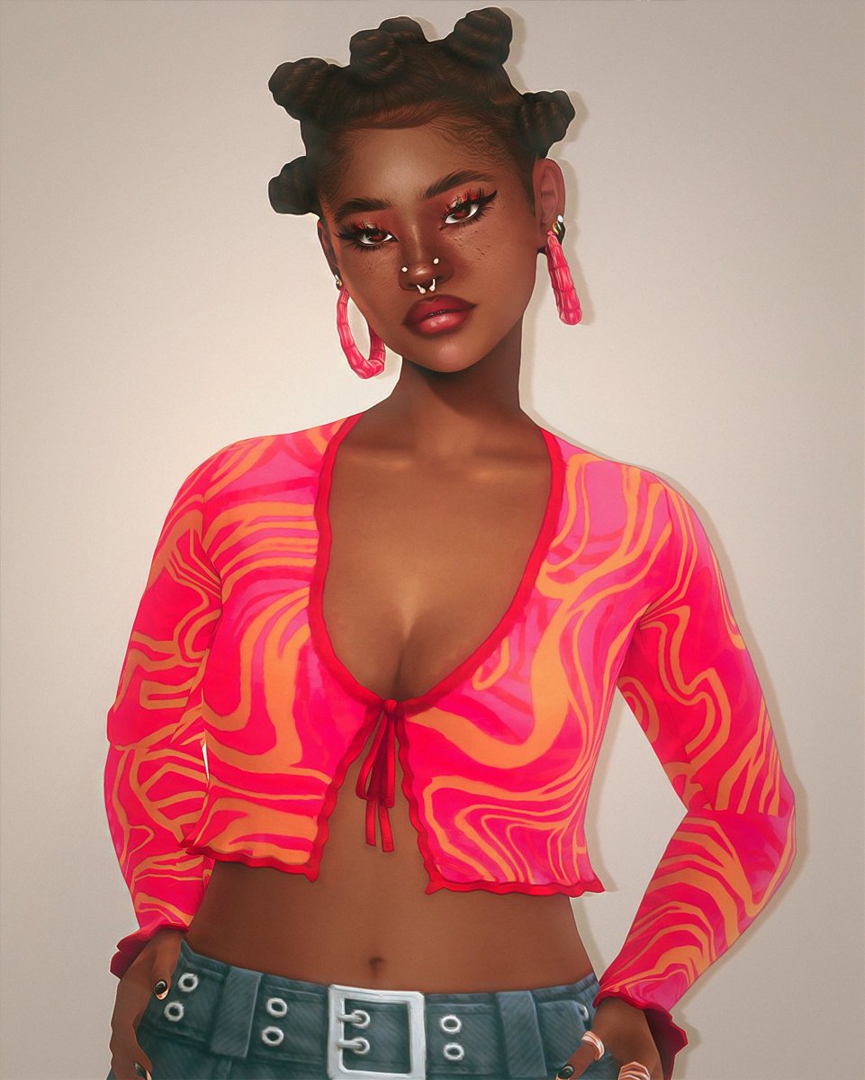 made a sim using the #UrbanHomageKit <3 i’m obsessed 💌 #EAPartner #thesims4