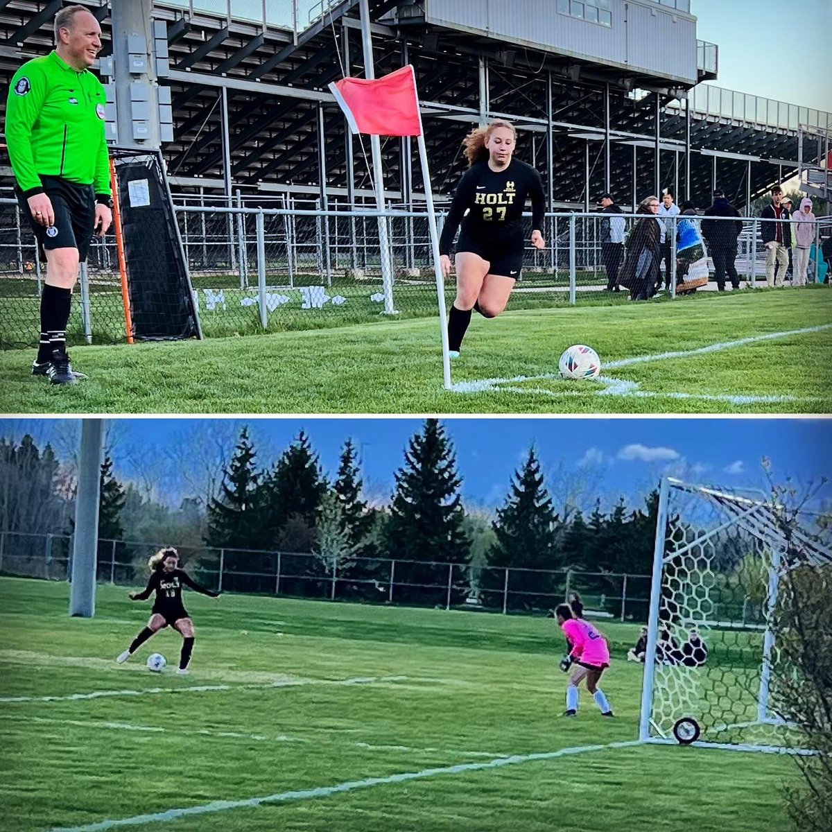 HoltPublicSch's tweet photo. Hey Holt Public! Both soccer and lacrosse played tonight at Holt High! If you would like to support to Rams this spring, check out https://t.co/shP6OkQljZ for our schedule of upcoming athletic events! #gohps #holtramseverywhere #districtpridecommunitywide https://t.co/Ry9LRSEq4Y