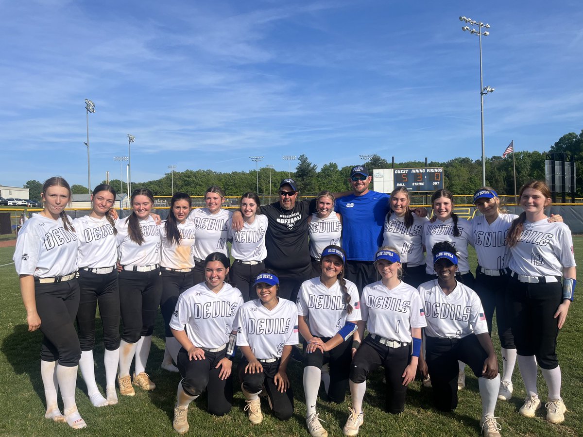 Lady Devil J’s undefeated back to back Conference Champs!!! Ⓜ️🥎Ⓜ️🥎Ⓜ️ #bleedblue