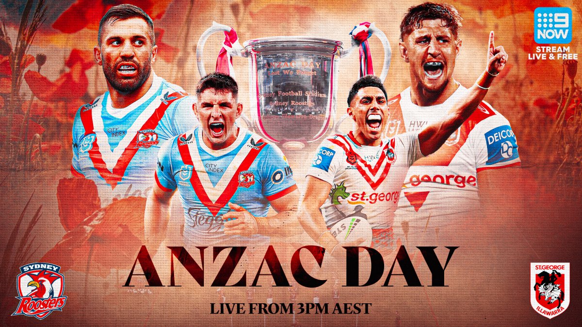 TV Guide: NRL ANZAC Round on Nine and 9Now Also: ANZAC Day Services on Nine, Seven and ABC. Read more: mediaweek.com.au/tv-guide-nrl-a…