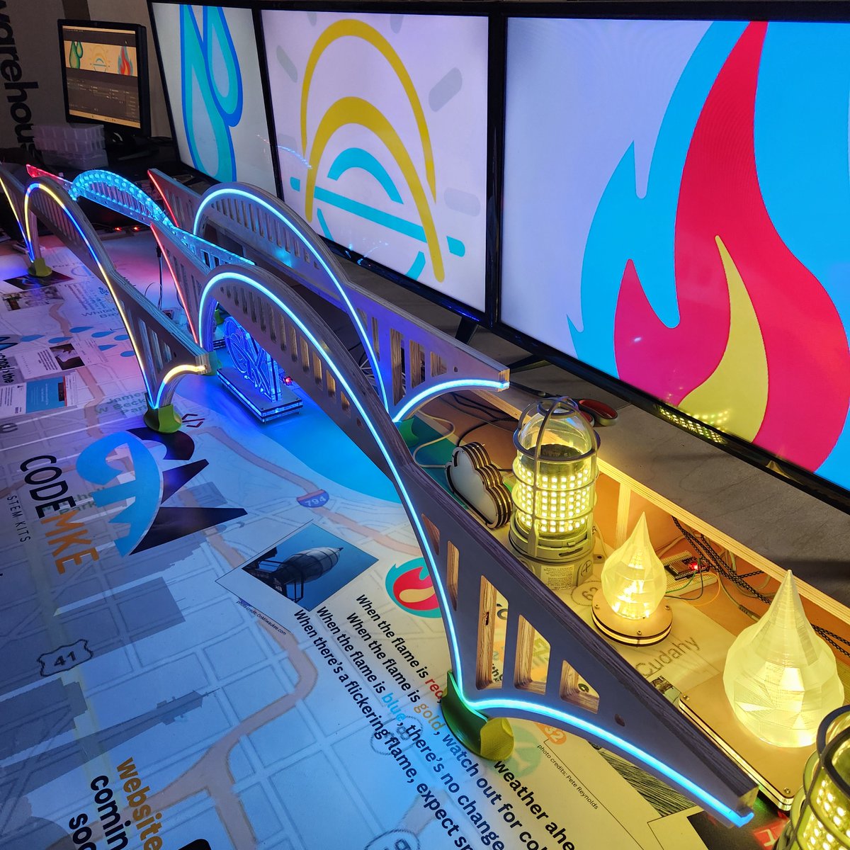 dotsciguy's tweet photo. All systems operational! Conducted a quick check to determine if our #codemke hardware issue was resolved or if students needed to do more troubleshooting. Looks like we're back in action as they've identified and fixed the problem (at least for today - fingers crossed). #STEMsuccess