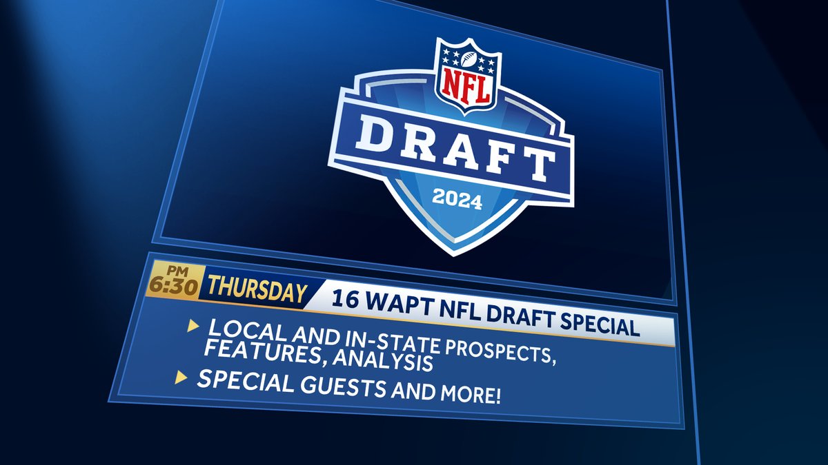 🚨🚨 The 16 WAPT NFL Draft Special airs Thursday night! Join @DdavisBradley and myself as we go over the top prospects from Mississippi and more! @RyanWVTM13 and @FletcherWDSU provide insight on Alabama and the Saints! Watch @16WAPTNews at 6:30pm before 1st round coverage