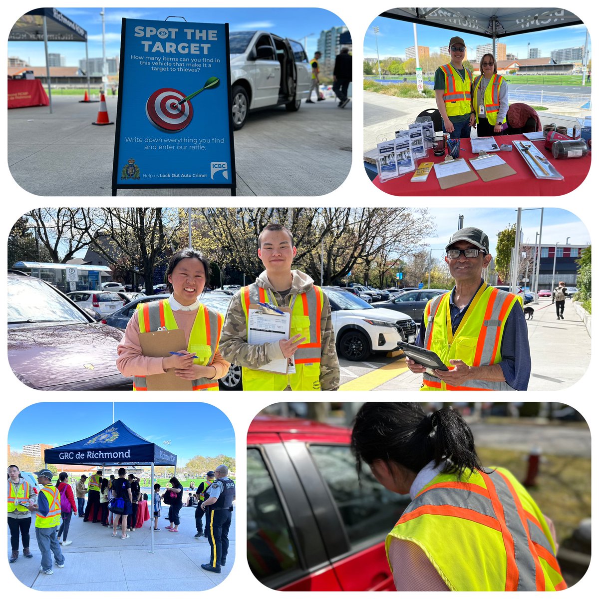 RoadSafetyHarv's tweet image. Always great to see @RichmondRCMP Volunteers &amp;amp; Community Engagement Team doing Lock Out Auto Crime and ‘Spot the Target’ outreach in the community @Richmond_BC. #RCMP Volunteers &amp;amp; Officers doing a wonderful job educating the public. #LockOutAutoCrime @IMPACTautocrime @icbc