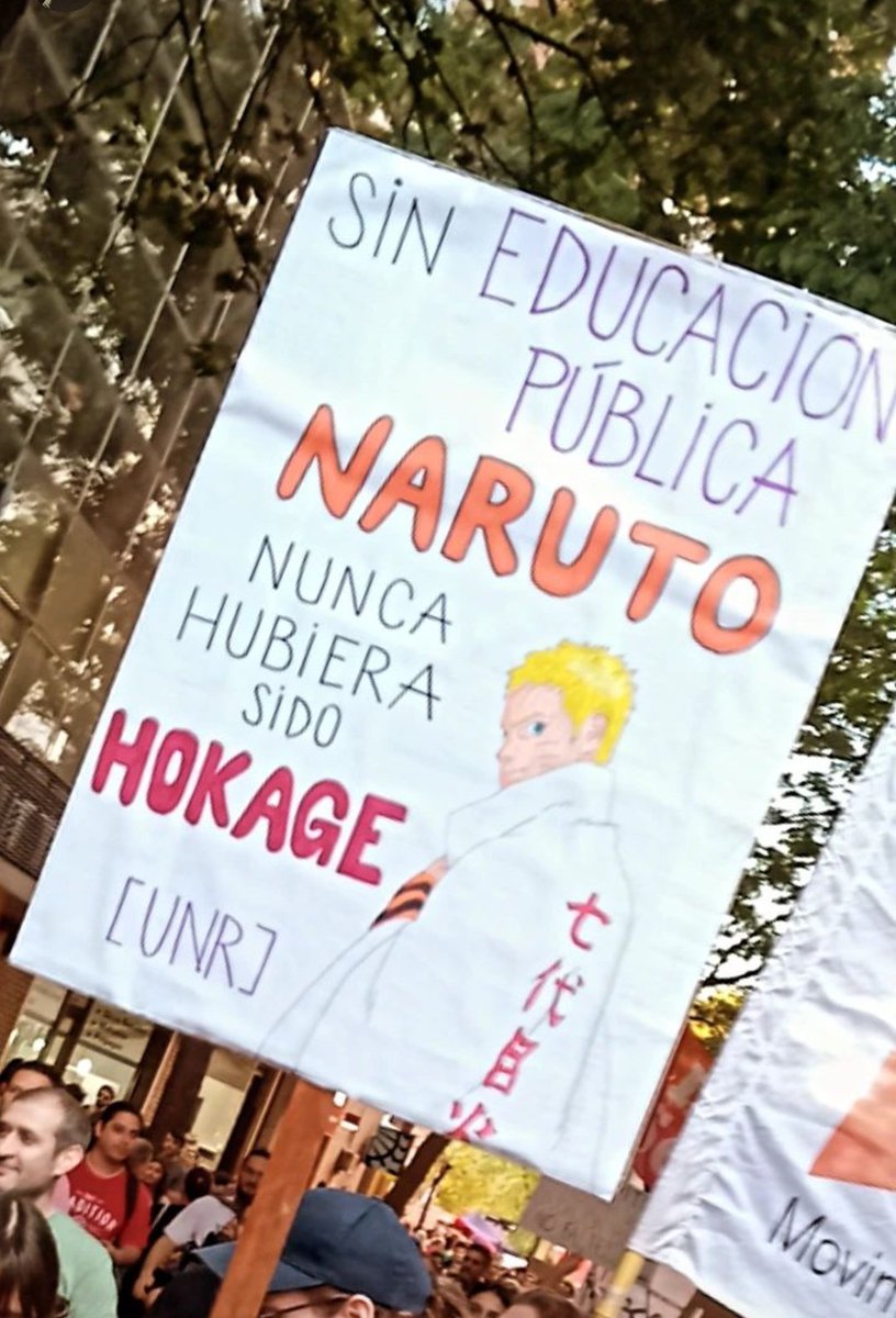 anime_argentina's tweet photo. La calle anda diciendo... #MarchaUniversitaria https://t.co/aKdhlPOVhR