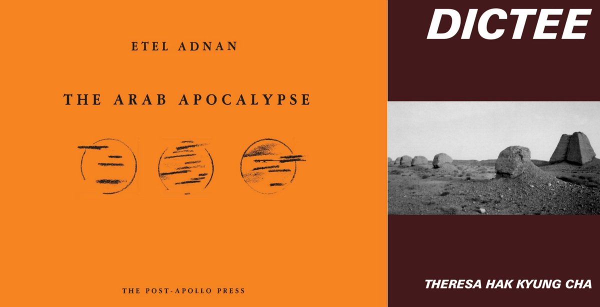 From Witness From Speech From Image: a brilliant essay by @summabis on Etel Adnan's The Arab Apocalypse and Theresa Hak Kyung Cha's Dictee @poetrynw: t.ly/R0oV7. Print version available @openpoetrybooks, proceeds go to @PoetsGaza: t.ly/IxTT3