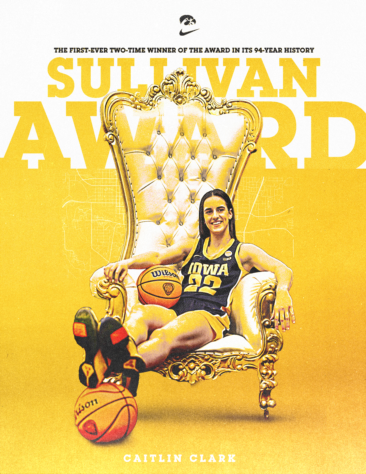 Hawkeye Beacon on X: "A little more Player of the Year history for Caitlin  Clark. Simply incredible." / X
