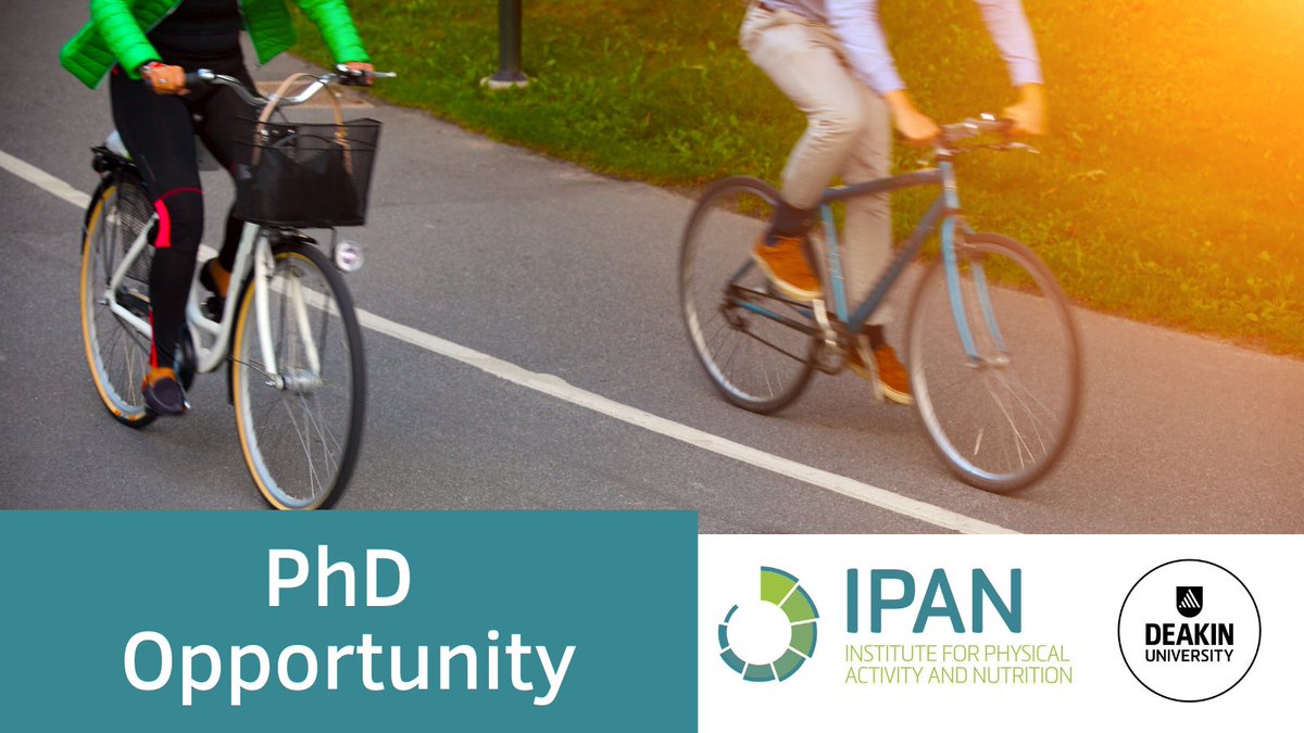 PhD opportunity: Explore ways to support sustainable travel (walking, cycling and public transport) and how to overcome existing barriers in the community.
Learn more: bit.ly/3r21Jcu
@deakinresearch @ladyonabike