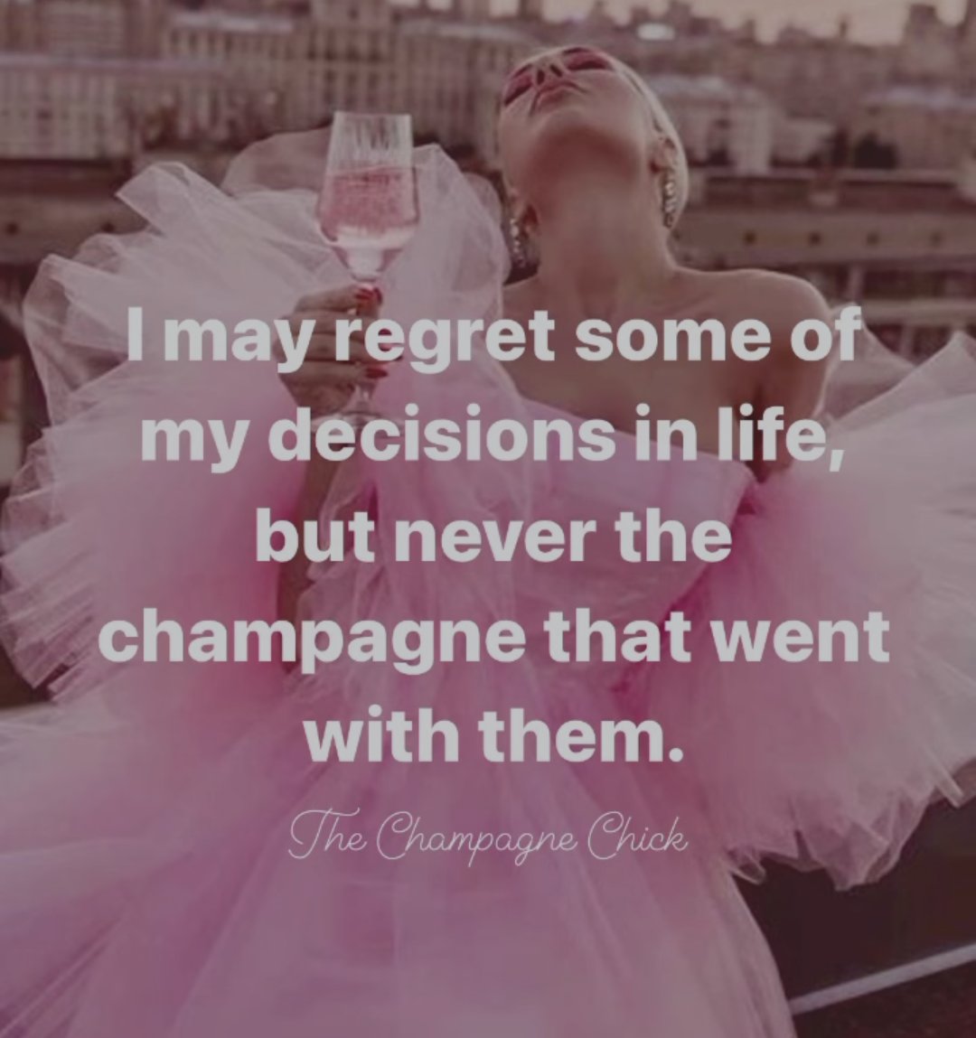 No regrets 🥂