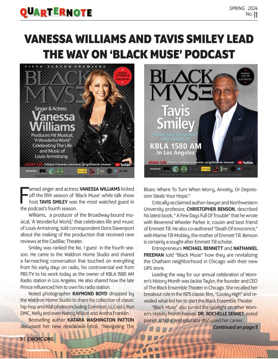 Tavis was the most watched episode in Season Four of the “Black Muse” Podcast!

#BlackMuse #Podcast #TheTavisSmileyShow 
#UnapologeticallyProgressive👊🏾💥🔥