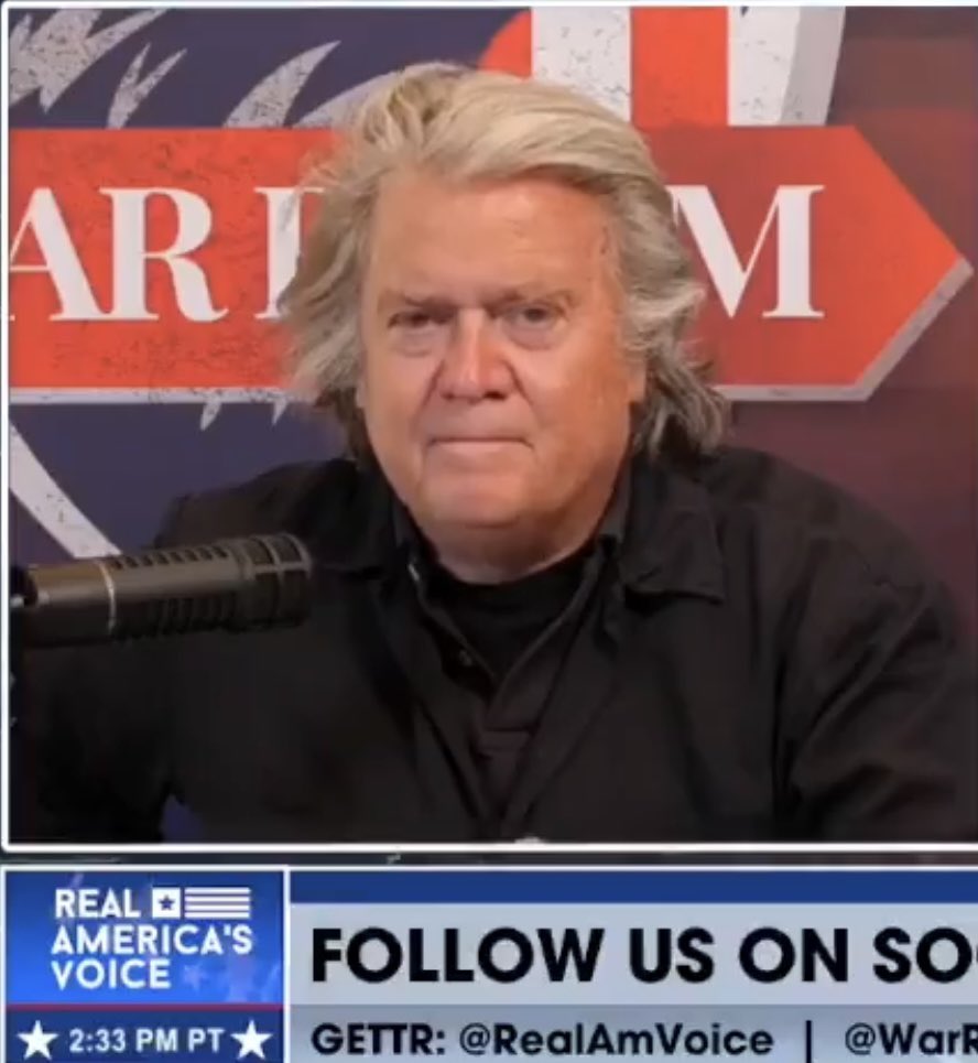 Can people set politics aside and focus on Bannon’s flow for a second? Hang a beard on that face and you’ve got Charlton Heston in Ten Commandments. Guy has a great head of hair.