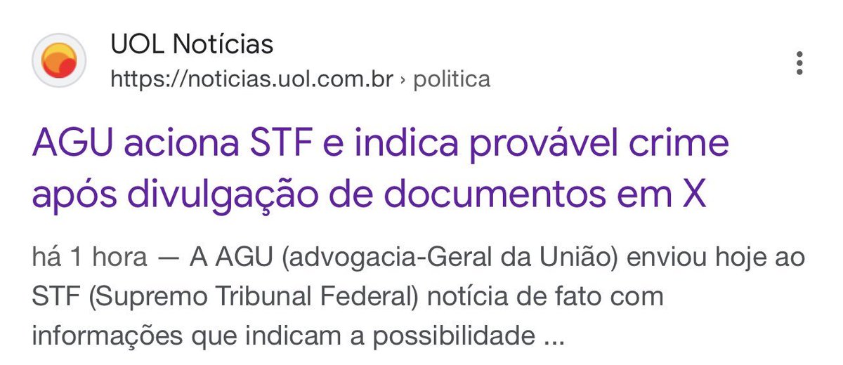 Praticamente TODA SEMANA, a Globo divulga documentos de inquéritos supremos sob sigilo. A Daniela Lima chegou a receber e apresentar ao vivo imagens feitas DURANTE uma operação de busca e apreensão no PL. Nestes casos, a AGU não viu qualquer ilegalidade.