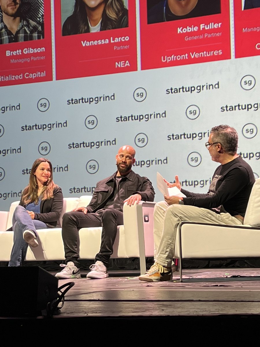 veelarco's tweet photo. It was a blast to talk about investing in the Gen AI era at @StartupGrind with @jamesjoaquin @kobiefuller and @brettdg today! https://t.co/gRg3XbwviU