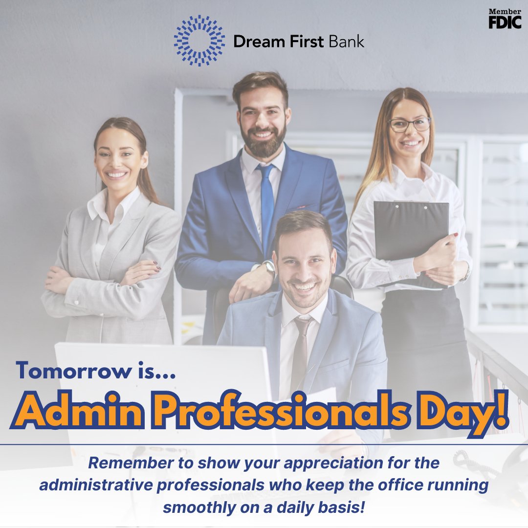 Set your reminders: Admin Professionals Day is tomorrow! Take a moment to appreciate the organizational wizards who keep our daily work life balanced and bright! ✨ #AdminProfessionalsDay #TeamAppreciation