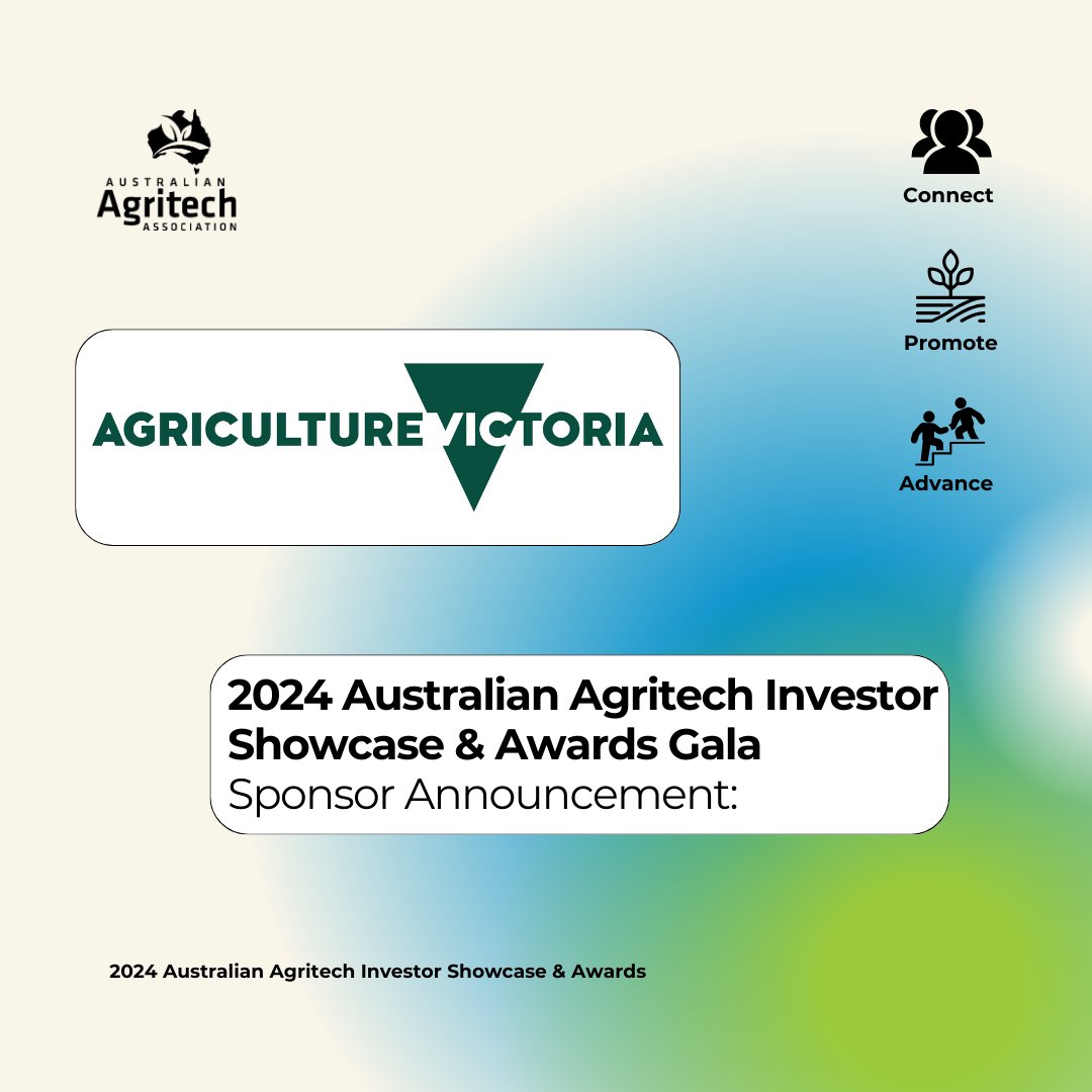 🌱 Shoutout to our incredible major partner and host sponsor, AgVic! We're immensely grateful for their support in making the Australian Agritech Investor Showcase & Awards Gala possible. Tickets available via loom.ly/j60TCW8 #AgVic #Agritech #Innovation