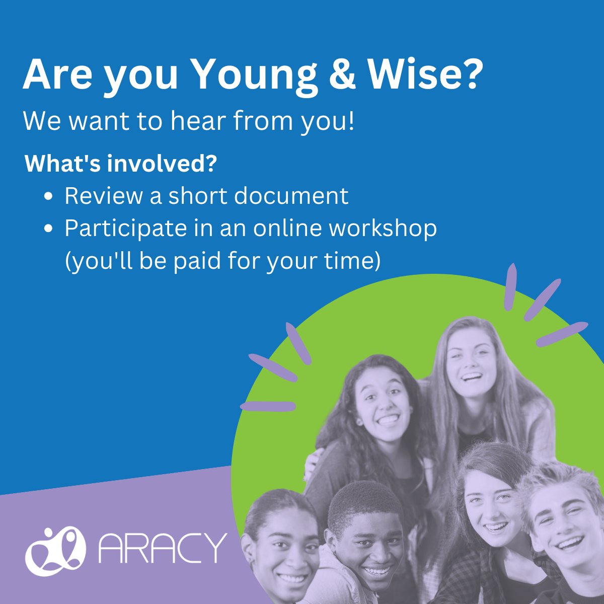 Calling all Young Aussies (16-25)! Want your voice heard? We want to hear what you think young people in Australia need to thrive. Click here if you'd like to be involved in our online workshop (you'll be paid for your time): hubs.la/Q02tSzZ60 #YoungAndWise