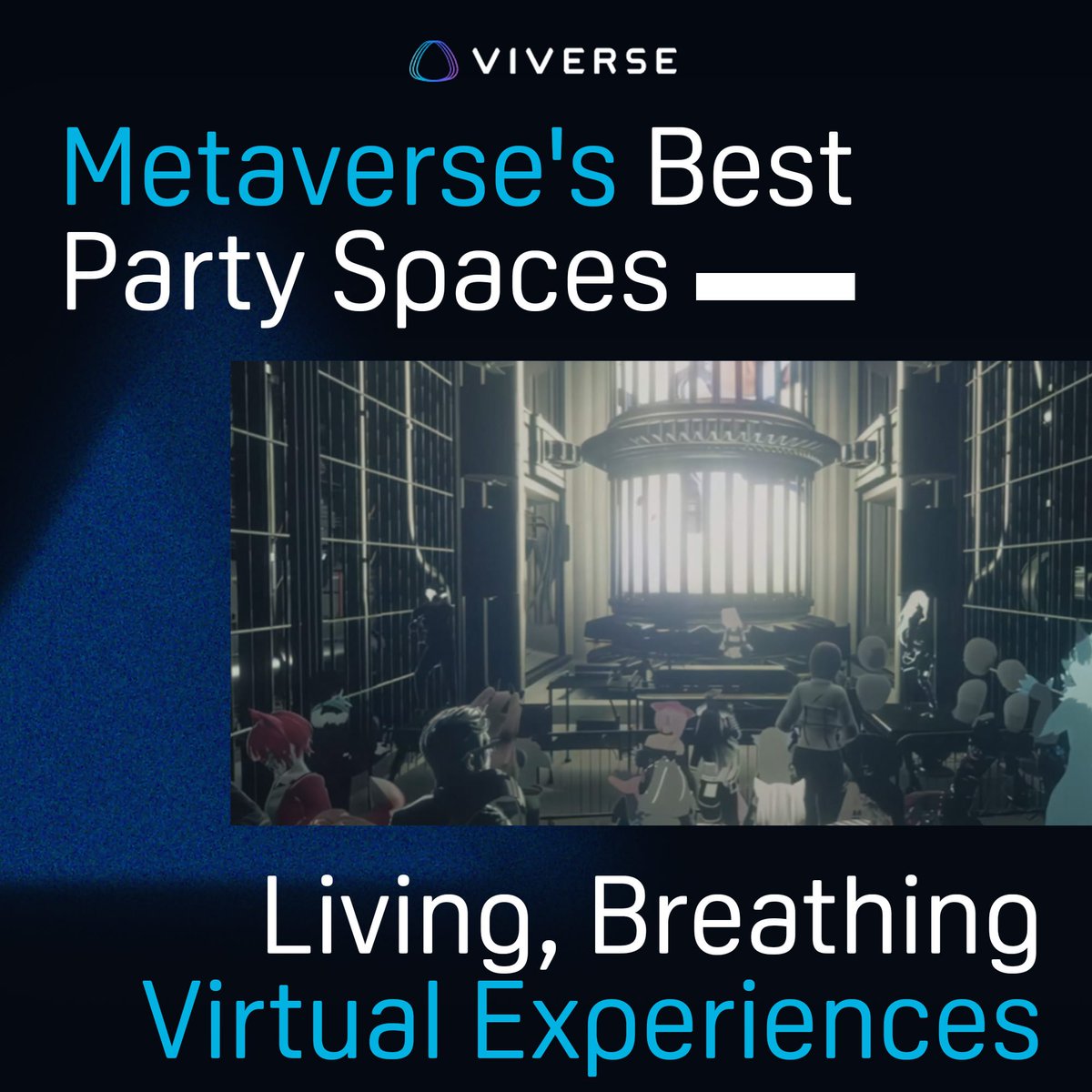 Did you know that VRChat has an underground dance scene? 🪩🕺 Unlock the secret dance floors: htcvive.co/VRCSDFX #VRChat #VR #VRC #Dance #Rave #Metaverse