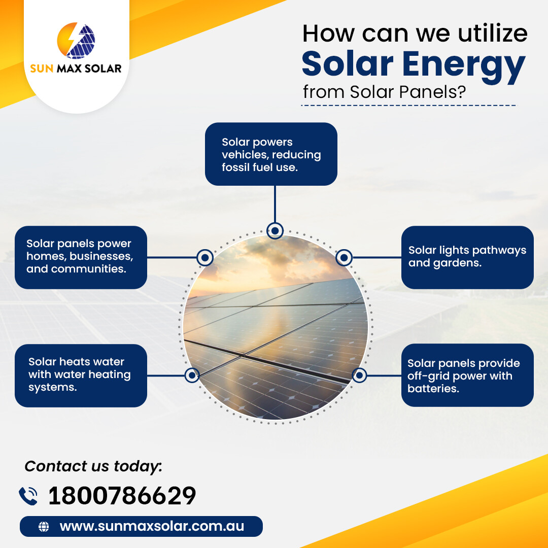 Go Green with Solar Power! Discover how you can utilize solar energy from solar panels.🌴☀️💡

#SolarInstallation #EnergySavings #GetStartedNow #SunMaxSolar #solarpanelperth #solarpowersydney #solarpanelsydney #solarpaneladelaide #solarpanelbrisbane #recentinstallation