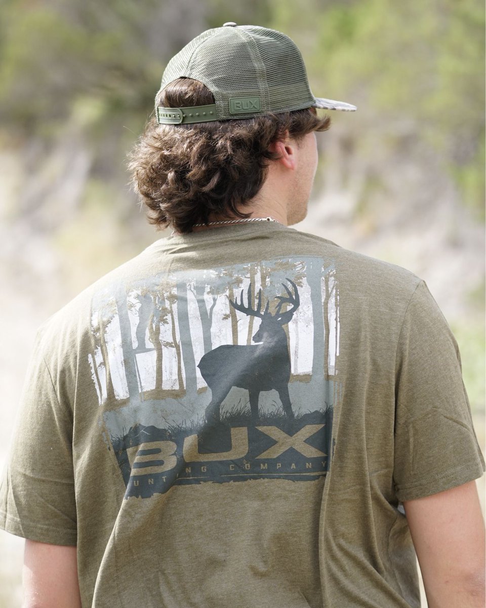 BuxHunting's tweet photo. Stay cool this summer in the BUX Treestand T-Shirt

#bux • #buxhunting • #thenextgeneration • #ihuntbux https://t.co/mO5sO9cVUn